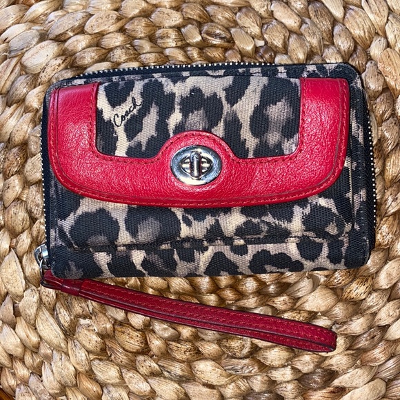 Coach Bags Coach Ocelot Leopard Bifold Wristlet Wallet Poshmark